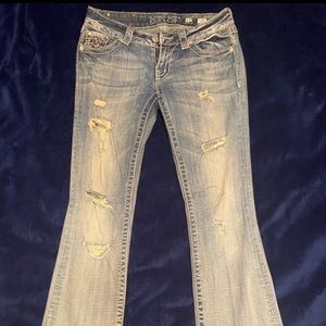 Distressed Miss Me Jeans